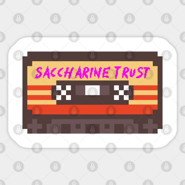 Saccharine Trust 8bit cassette Sticker by terilittleberids